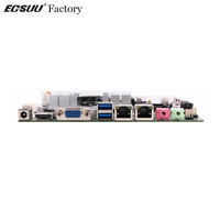 Nouvelle carte mère d'usine avec processeur Intel J6412 Elkhart Lake Celeron série J, DDR4 max 16 Go, 8 USB, 6*COM, SATA -15~60