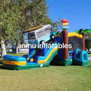 <span class=keywords><strong>Location</strong></span> de fête, toboggan gonflable en PVC pour enfants, château gonflable, maison de rebond extérieure avec toboggan, gonflables pour enfants - Product Image 3