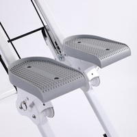 Steppeur d'escalade vertical robuste en métal, pliable et compact, appareil d'entraînement aérobie pour l'exercice du corps entier