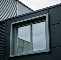 Ventana de PU, Fabricación de Ventanas Fijas y Multi-correderas, Impermeables y Resistentes al Viento, Diseño Arquitectónico Residencial Moderno para Cocina y Baño
