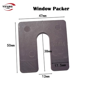 Lichtgewicht Paardenschoen Type Raamverpakker Constructie Plastic Shim Blok Voor Ramen Bouwmaterialen - Product Image 4