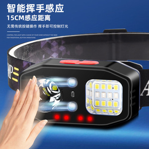 Led Headlamp 2000MAh Rechargeable Adjustable Beam For Outdoor Running Fishing USB <b>Charging</b> - Product Image 3