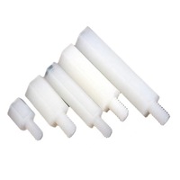 Entretoises et entretoises en plastique blanc M2 M2.5 M3 M4 PCB entretoise hexagonale en nylon