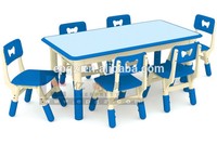 Meubles de maternelle, table d'étude réglable pour garderie, ensembles de meubles pour enfants, ensemble bureau et chaise pour crèche