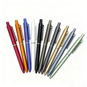 Bo Xian Stationery Business Push Button Ballpoint Pen 0.5mm Plastic Shell Custom Logo Corporate Promotional Pen - Product Image 4