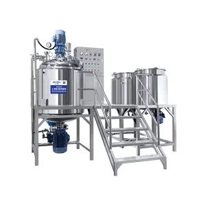 Cheese Body Lotion Cream Making Machine Vacuum Mixer Homogenizer High Shear Homogenizer Emulsifying Machine