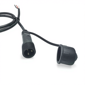 สายไฟ LED แบบกันน้ำ 2/3/4 ขา แกนทองแดง หุ้ม PVC 250V พร้อมขั้วต่อแบบปลั๊กตัวผู้และตัวเมีย สำหรับต่อขยายคอมพิวเตอร์/เครื่องจักร - Product Image 1