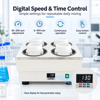 Agitateur horizontal de laboratoire Cenlee, 12 flacons, capacité 2L, minuterie numérique, mélangeur pour test d'extraction et de lixiviation des déchets solides TCLP