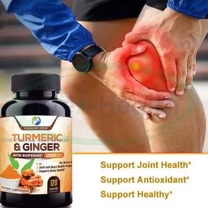 オースレソン プライベートラベル 3500mg ターメリック＆ブラックペッパー ガーリックエキス 健康補助食品 ターメリックジンジャーカプセル - Product Image 4