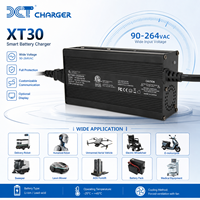 Chargeur de batterie Lifepo4 certifié XIETONG CE FCC ETL KC PSE 12V-72V pour batteries au lithium de scooter, voiturette de golf, électrique