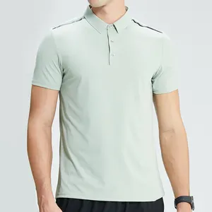 Uniforme d'affaires Polo à manches courtes Activewear Imprimer Golf T Shirt Gym Hommes Athlétique Vêtements Polo Shirt