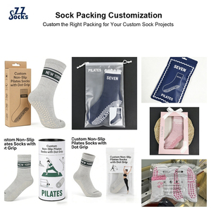 Chaussettes de Pilates, chaussettes personnalisées pour <span class=keywords><strong>salle</strong></span> de sport et yoga - Product Image 2