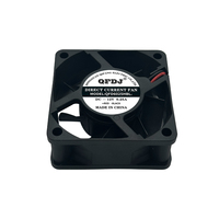 Kipas Ekstraksi Aliran Aksial 2-Kabel DC6025HBL 60x60x25mm 12v 24v 48v Motor Kipas Pendingin Tanpa Sikat untuk Server/Penggunaan Industri