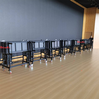 Plateforme mobile pliable en aluminium, facile à installer, pour chœur, scène, événements, églises, chœur, estrade