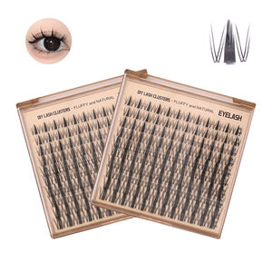 Cils personnalisables DIY <span class=keywords><strong>Manga</strong></span> Cluster 10-18mm MIX Longueur D Curl Fan Eyelashes - Product Image 1