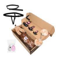 YOCY queue de renard plug anal silicone gode bouche gag sexy gag BDSM bondage kits menottes en cuir queue d'animal godemichet anal jouets érotiques
