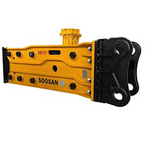 Martillo Hidráulico SOOSAN SB 121 Tipo TOP, Cincel de 155 mm para Excavadoras Pesadas de 28-35 Toneladas, Nuevo, para Construcción y Demolición - Product Image 5