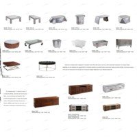 Meuble TV Banc de chevet Meubles de salon 3 tiroirs 5+ compartiments Style rétro américain Console multimédia Cadre en bois OEM/ODM