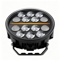 Projecteur LED 105W 14000LM en gros pour tracteur, excavatrice, bateau, indice de protection IP69K, unité de phare de conduite en aluminium super lumineuse