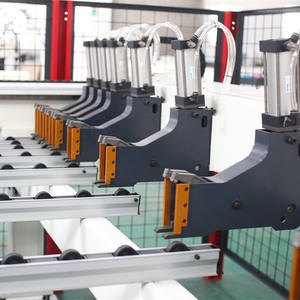 HUAHUA-Sierra de panel automática para cortar muebles, rodillos de puerta de <span class=keywords><strong>armario</strong></span>, línea de producción, para cortar melamina, NP280 - Product Image 4