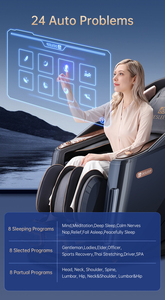 Sillón de Masaje de Alta Gama con Reposapiés Flotante Independiente, Oscilación de 360°, 24 Programas, 8 Técnicas, Spa en Casa - Product Image 3