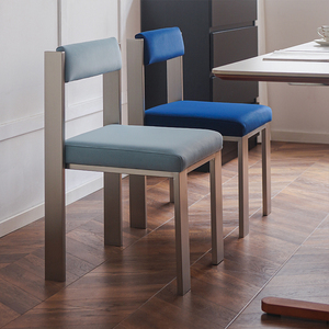 <span class=keywords><strong>Silla</strong></span> de Comedor Moderna de Mediados de Siglo, Estructura de Acero Inoxidable, Asiento y Respaldo Tapizados en Terciopelo, para Hogar, Restaurante, Hotel, Banquetes - Product Image 4