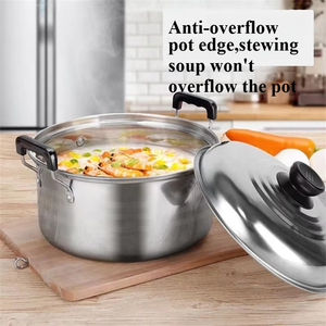Juego de utensilios de cocina al por mayor, ollas de cocina de acero inoxidable, 10 Uds., <span class=keywords><strong>olla</strong></span> en stock, cazuela, Juego De Ollas - Product Image 2