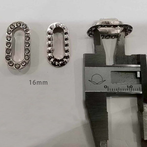 Anelli ovali in metallo placcato antiruggine <span class=keywords><strong>per</strong></span> cinture, zaini e accessori di alta gamma <span class=keywords><strong>per</strong></span> copricapi - Product Image 4