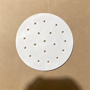 Papier de cuisson rond perforé sans agent fluorescent, antiadhésif en silicone pour la cuisine et la préparation de dim sum - Product Image 5
