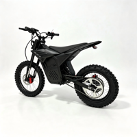 Vélo électrique tout-terrain 72V 4500W Pneus 19/17 65km/h Batterie 22.5Ah pour patrouille de sécurité nocturne
