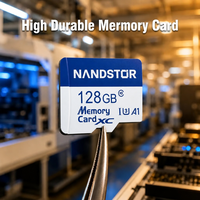 Carte SD personnalisée Nandstor Factory 128 Go 256 Go 512 Go 1 To haute endurance OEM TF Card V30 U3 A2 pour caméra embarquée, caméra de sécurité, CCTV