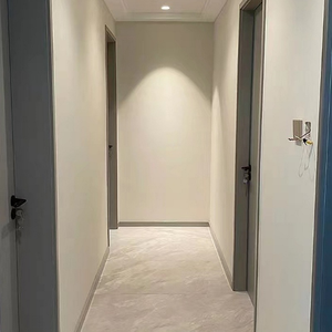 El último diseño moderno de puerta de madera maciza de un dormitorio de China, la última puerta de madera, puerta insonorizada, personalización de puerta sin pintura - Product Image 5