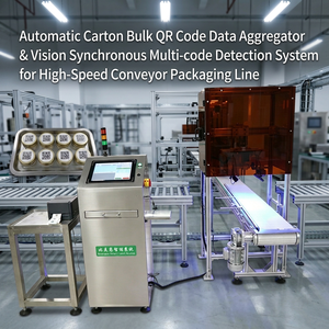 Agregador Automático de Datos de Códigos QR para Cartones a Granel |   Sistema de Detección Multicódigo Sincrónico por Visión para Línea de Empaquetado con Cinta Transportadora - Product Image 2