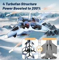 JJRC Nouveau EVA Missile Battle Fighter Drone WIFI Carte 8K Photo Aérienne Mousse Télécommande Avion Avec Caméra en Stock