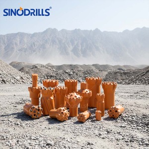 مطرقة مثقاب الأعلى من SINODRILLS أدوات حفر في الصخور مبرد معدني مدبب 7/11/12 درجة لقم زر 34 مم - Product Image 3