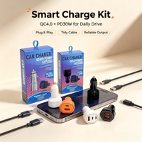 Chargeur de voiture rétractable 40W USB C PD PPS rapide à 2 ports, accessoire de voiture pour iPhone Samsung Android Ordinateur portable MacBook iPad Tablette
