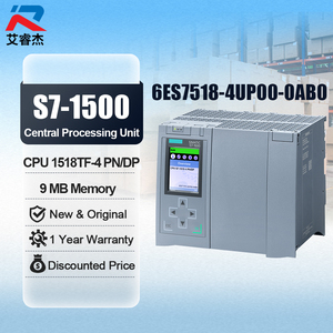 ซีพียู 6ES7518-4UP00-0AB0 ของแท้ใหม่ 1518TF-4 PN/DP หน่วยประมวลผลกลาง SIMATIC S7-1500TF ตัวควบคุม PLC 6es7518-4up00-0ab0 - Product Image 1