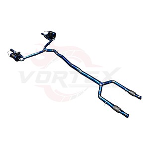 Vortex W205 C43 catback AMG ไทเทเนียมสีฟ้า2016-2023แบบเหวี่ยงประสิทธิภาพสูง - Product Image 5