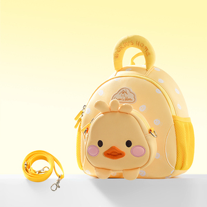 Sac à dos enfant en néoprène style tendance, motif animalier de dessin animé, unisexe, pour étudiants de 3 à 6 ans, fermeture éclair - Product Image 4