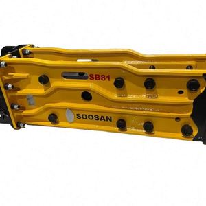 Martillo Hidráulico SOOSAN SB81 Tipo Abierto para Excavadoras Pesadas con Peso de Equipo de 18-26 Toneladas para Excavación y Demolición - Product Image 1