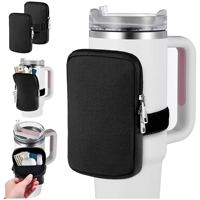 Pochette porte-bouteille 40 oz avec sangle Portable 40 oz & Tumbler Cup Sleeve Bag Gym Accessoires pour bouteille d'eau courante