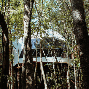 6m de alta calidad al aire libre impermeable iglú casa prefabricada tienda con estufa tipo <span class=keywords><strong>camping</strong></span> para vivir <span class=keywords><strong>4</strong></span> estaciones cabaña de troncos fiesta familiar - Product Image 3