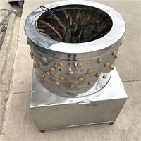 Plumeuse commerciale pour volailles, machine à épiler les plumes de poulet