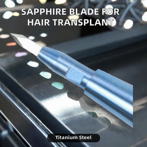 Cuchilla de Titanio para Trasplante Capilar, Cuchillo Manual para Implante Capilar con Certificación CE de Blush Surgical - Product Image 2