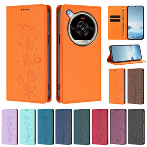 เคสโทรศัพท์หนังแบบพับได้พร้อมแม่เหล็กสำหรับ Samsung Galaxy A57 5G A56 A36 A37 M36 A26 A17 A07 4G A06 M56 ลายดอกไม้ - Product Image 6