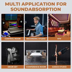 新しいデザイン卸売モダンスタイルホームスタジオサウンドフォーム卵箱形アコースティックパネル - Product Image 5