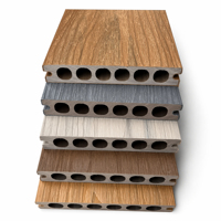 Dalles de terrasse extérieures durables en matériau WPC, imperméables, antidérapantes, faciles à installer, à emboîtement, pour patio, balcon, cour, parc