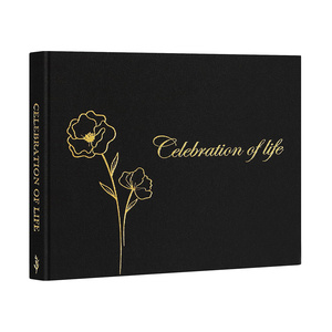 Livre d'or personnalisé, album souvenir, carnet de messages pour célébration de vie, enregistrement de souvenirs, cérémonie funéraire - Product Image 6