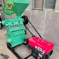 Machine à éplucher le maïs avec moteur, égreneuse pour la production de grits