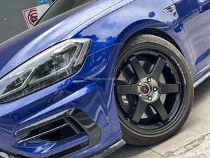 ล้อแม็กซ์อัลลอยด์ขนาด 17 18 19 20 นิ้ว สำหรับรถแข่ง 120 114.3 139.7 JDM รุ่น <span class=keywords><strong>TE37</strong></span> สำหรับรถ BMW M3 M4 F80 F82 E46 E90 E91 F30 และ Subaru WRX STI - Product Image 3